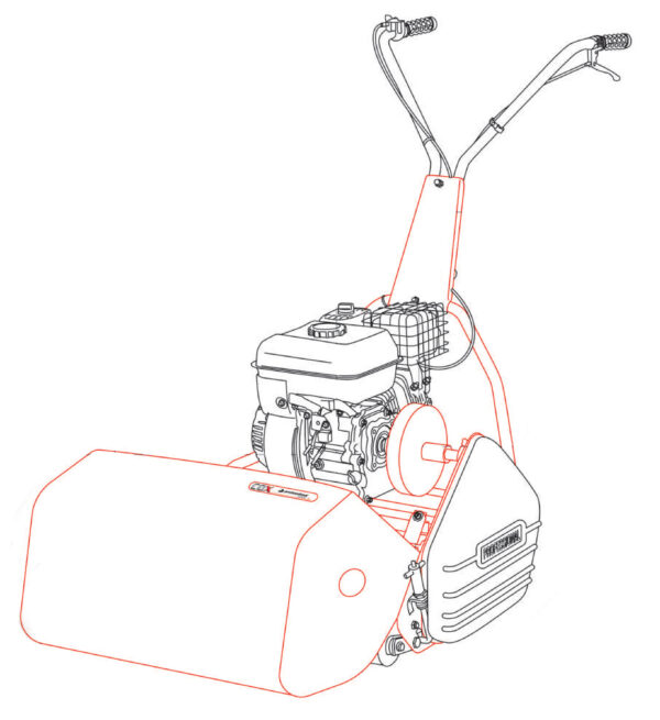 COX 14 INCH CYLINDER MOWER - Image 2