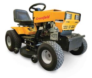 New Greenfield Deluxe Live Drive 24 V Twin 34" Cut Northcoast Mower Centre