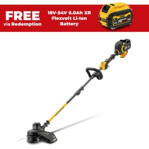 DeWalt DCM5713N-XE 54v Flex Volt XR Li-Ion Cordless Brushless Split Shaft Line Trimmer SKIN ONLY (No Battery or Charger)  Free Battery by Redemption + FREE BATTERY NORTH COAST MOWER CENTRTE